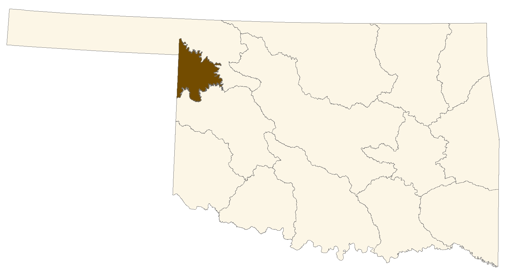 Ogallala-Northwest Aquifer Map